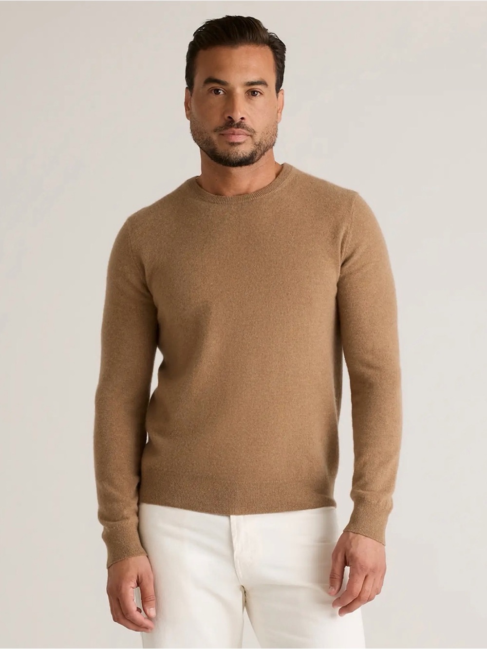 Quince 100% Mongolian Cashmere Crewneck Sweater in Teak Size Large 1297